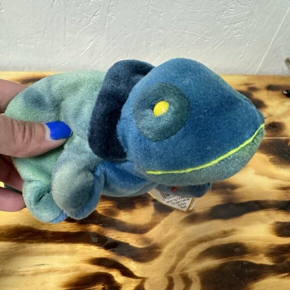 Rare Original Beanie Baby Rainbow 1997 Retired W TRUE Errors Iggy Fabric PVC VTG - Picture 7 of 13